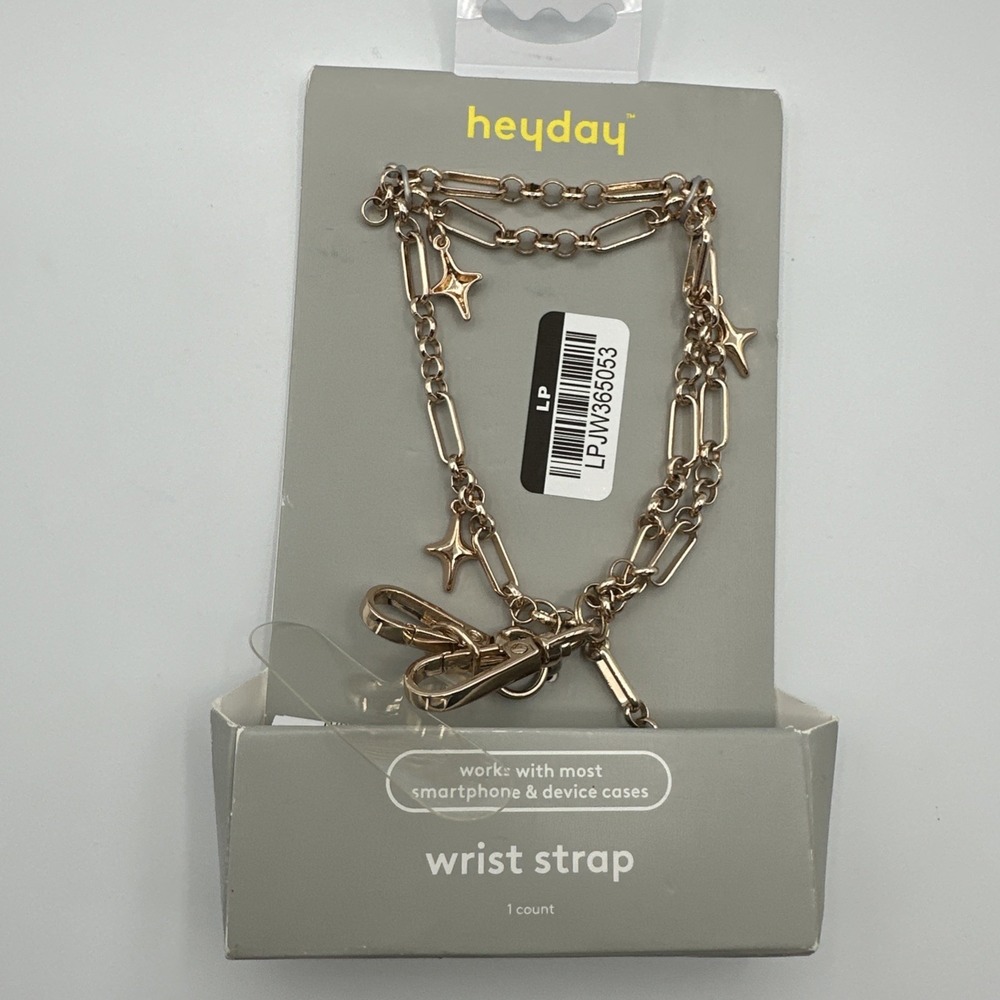 Heyday‎ Wrist Strap  For Smart Phone And Devices Gold And Pearl Color